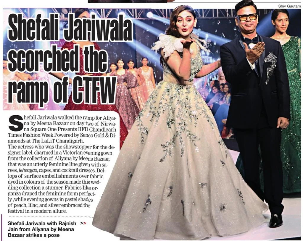 Shefali Jariwala At IIFD Times Fashion Week
